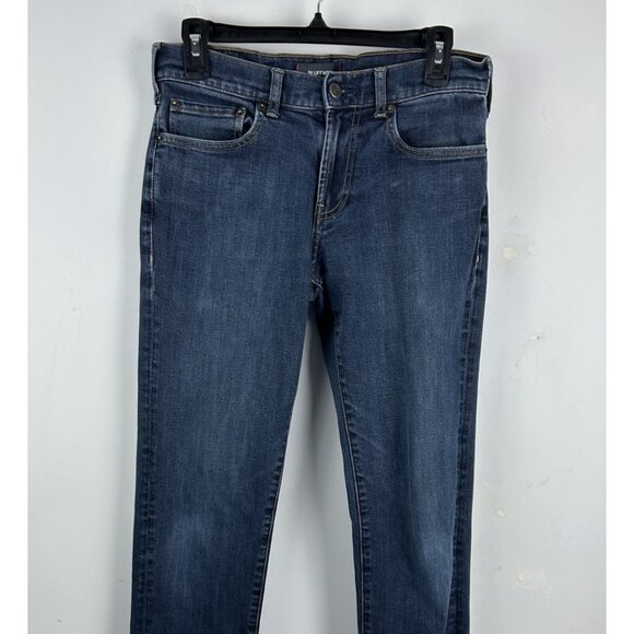 Bluffworks Jeans Men 30x32  (30x30.5) Blue Departure 2.0 Slim Fit Denim Stretch - Picture 1 of 16